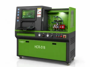 CHIKA HCR518 diesel injection test bench with control screen and injector testing chamber